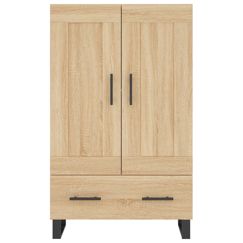 Highboard sonoma eik 69,5x31x115 cm konstruert tre