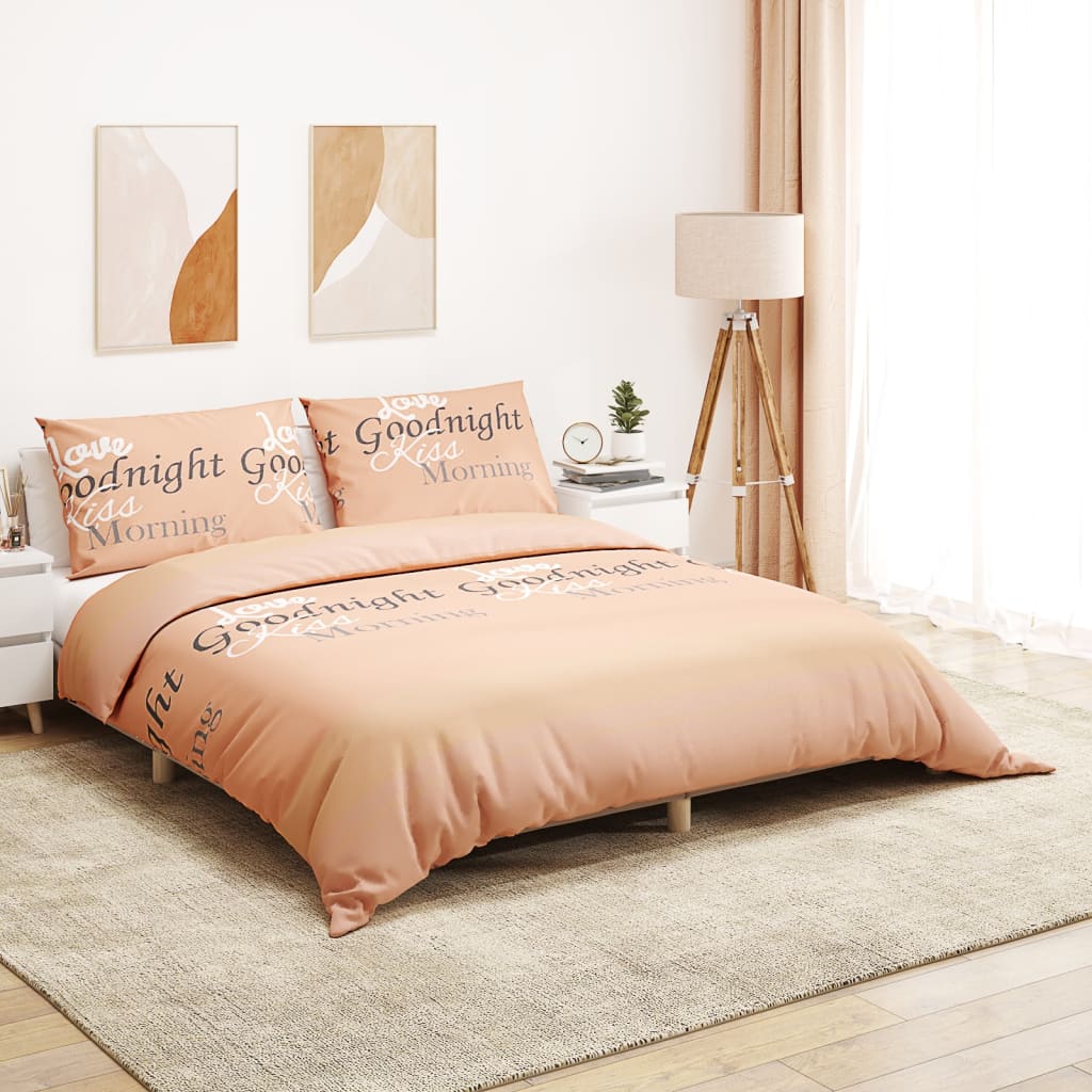 Sengesett rosa 135x200 cm bomull