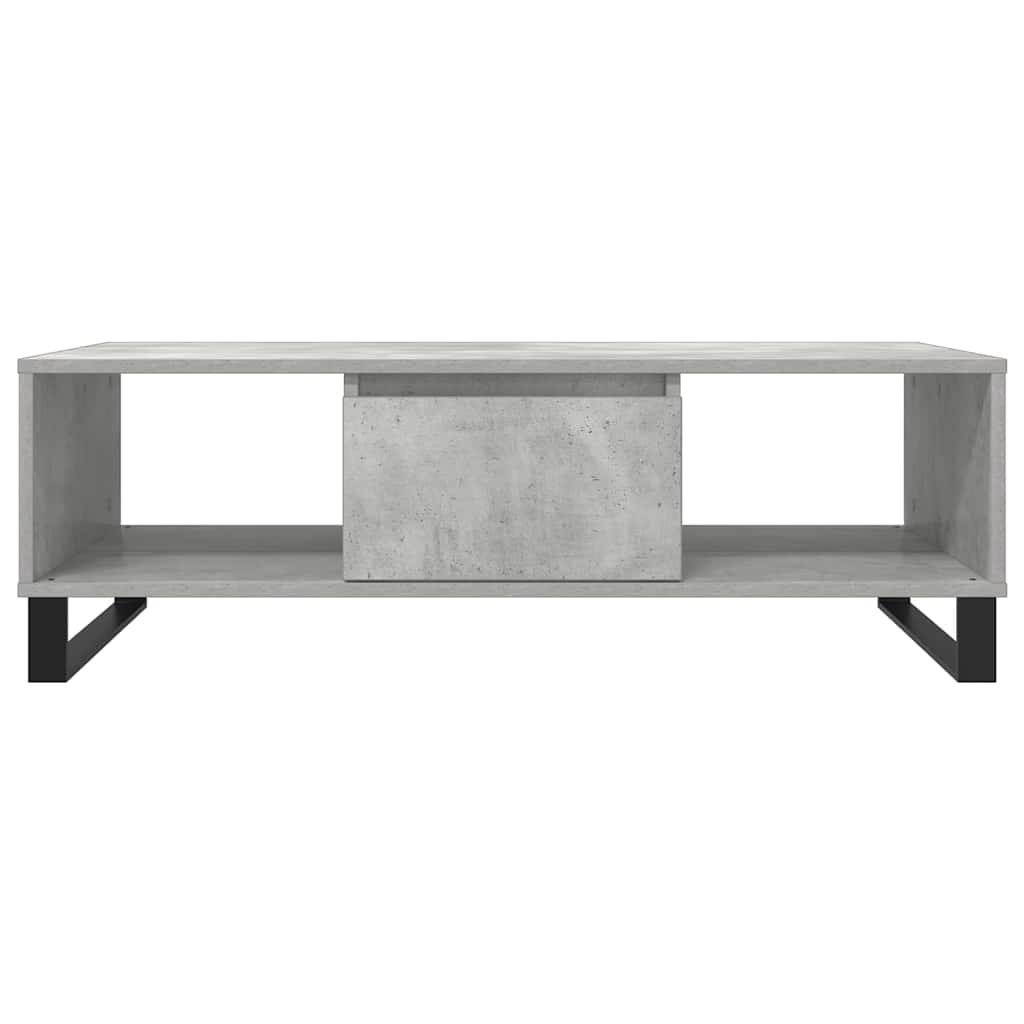 Salongbord betonggrå 104x60x35 cm konstruert tre