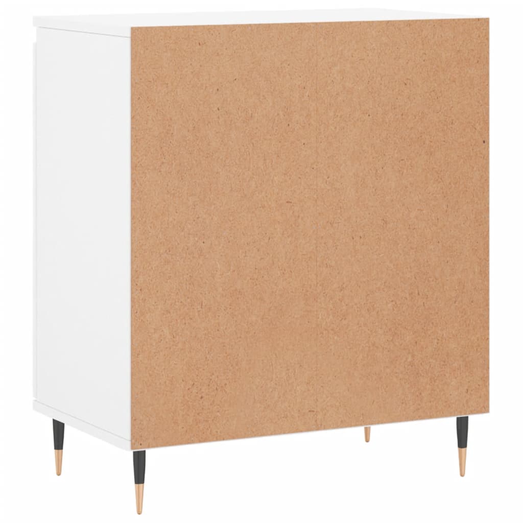 Skjenk hvit 60x35x70 cm konstruert tre