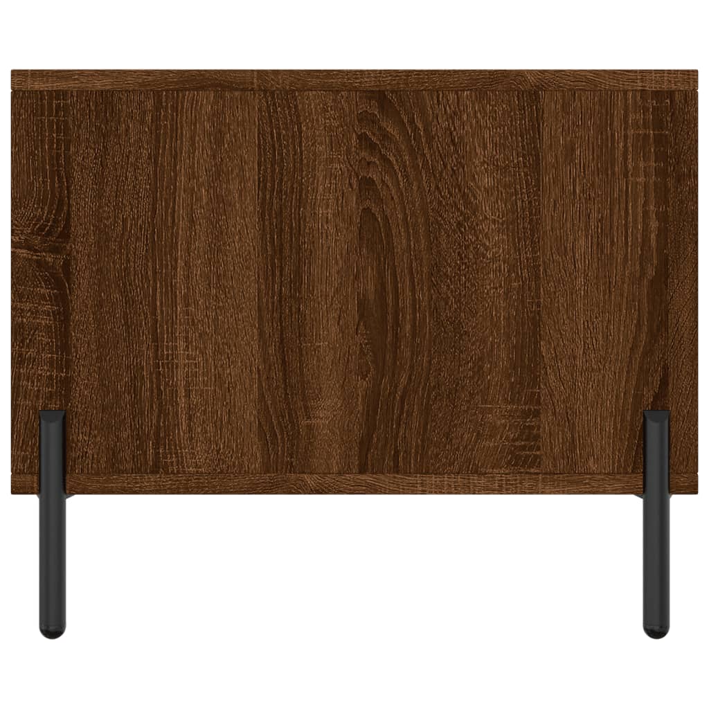 Salongbord brun eik 90x50x40 cm konstruert tre