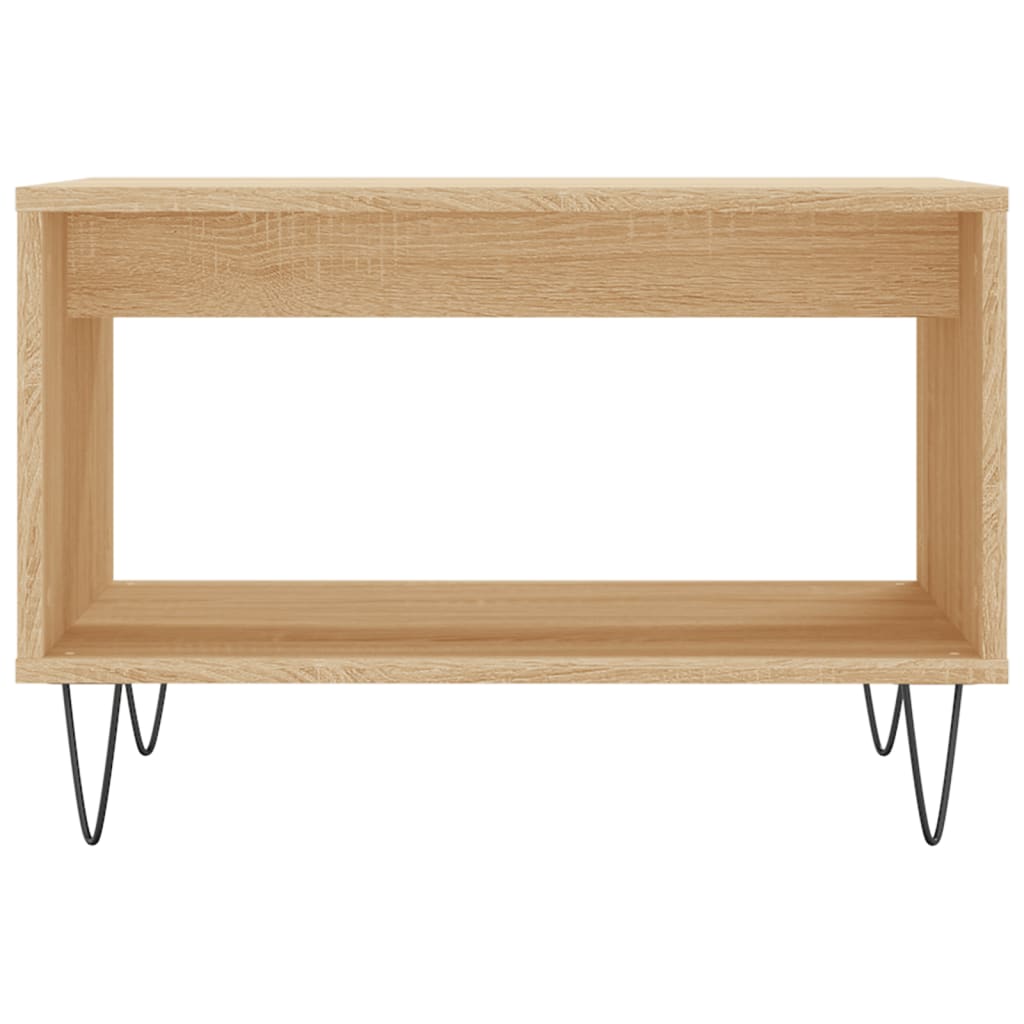 Salongbord sonoma eik 60x50x40 cm konstruert tre