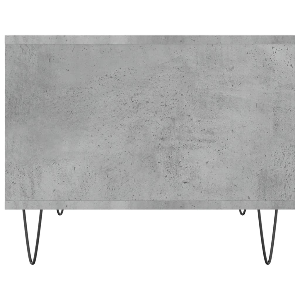 Salongbord betonggrå 60x50x40 cm konstruert tre