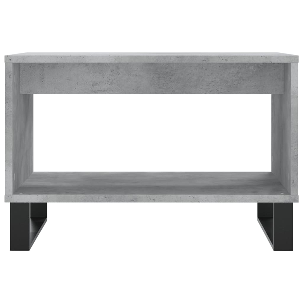 Salongbord betonggrå 60x50x40 cm konstruert tre