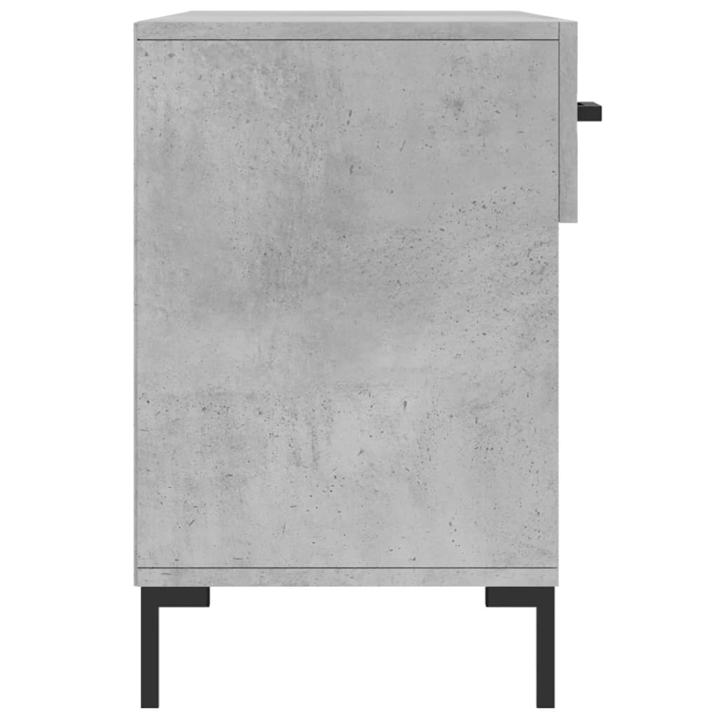 Skobenk betonggrå 102x35x55 cm konstruert tre