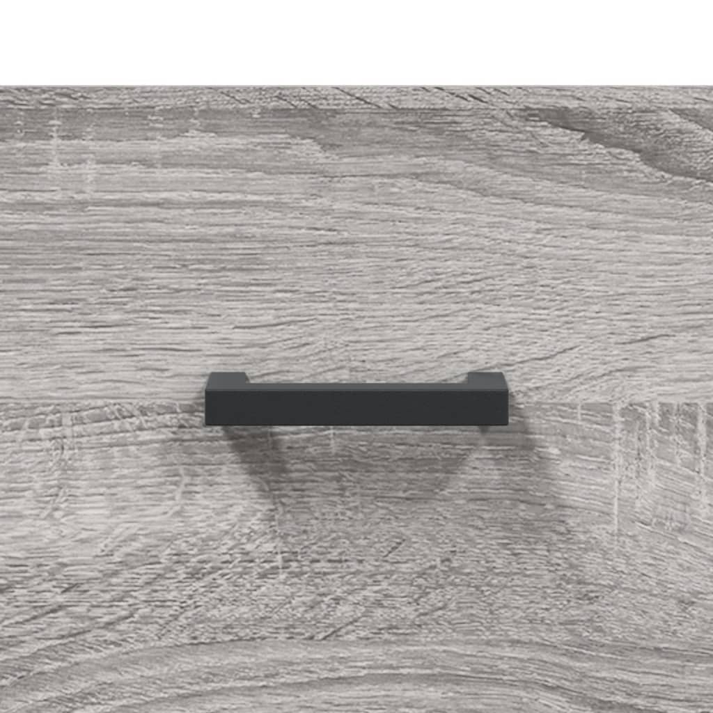 Skoskap grå sonoma 102x35x55 cm konstruert tre