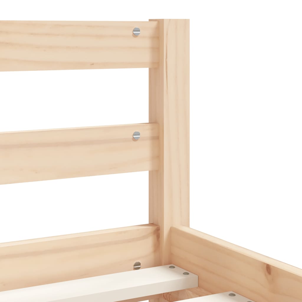 Barnesengeramme med skuffer 80x160 cm heltre furu