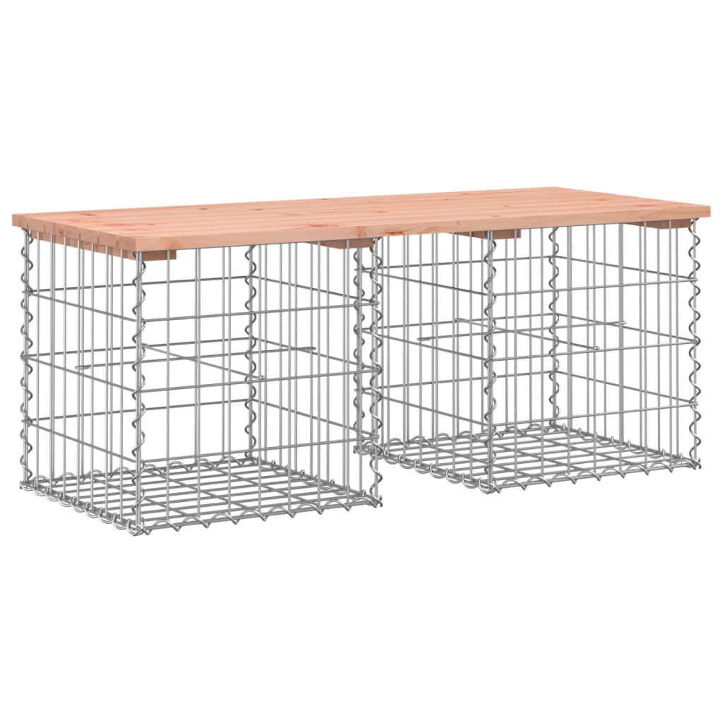 Hagebenk gabiondesign 103x44x42 cm heltre douglasgran vidaXL