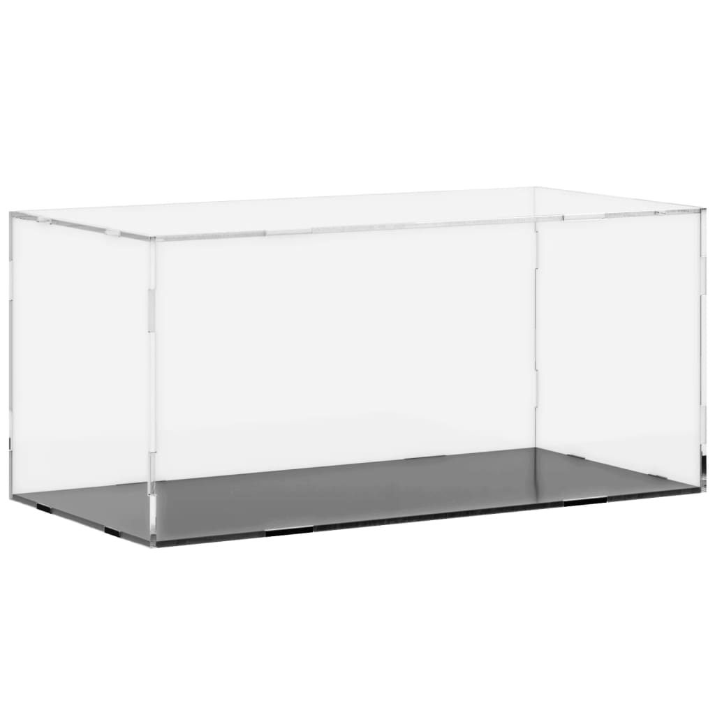 Utstillingsboks gjennomsiktig 24x12x11 cm akryl