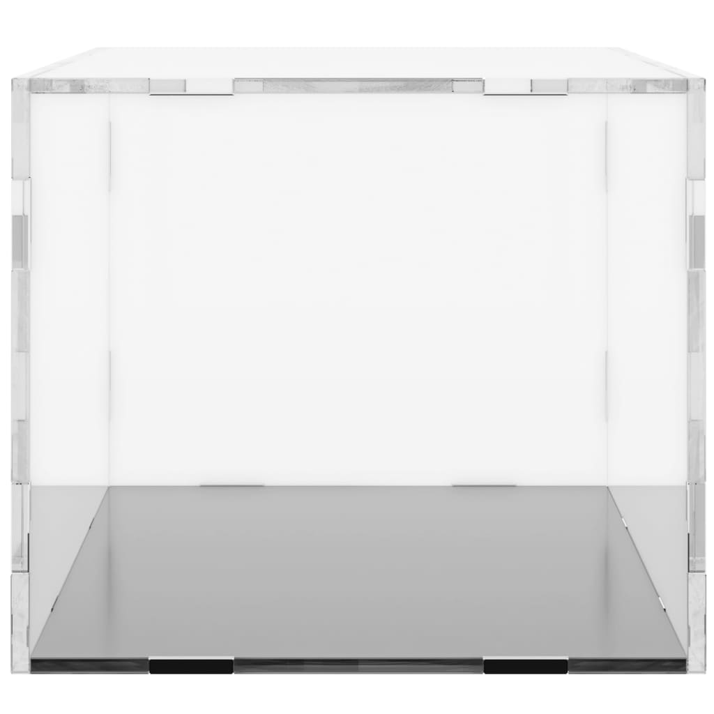 Utstillingsboks gjennomsiktig 34x16x14 cm akryl