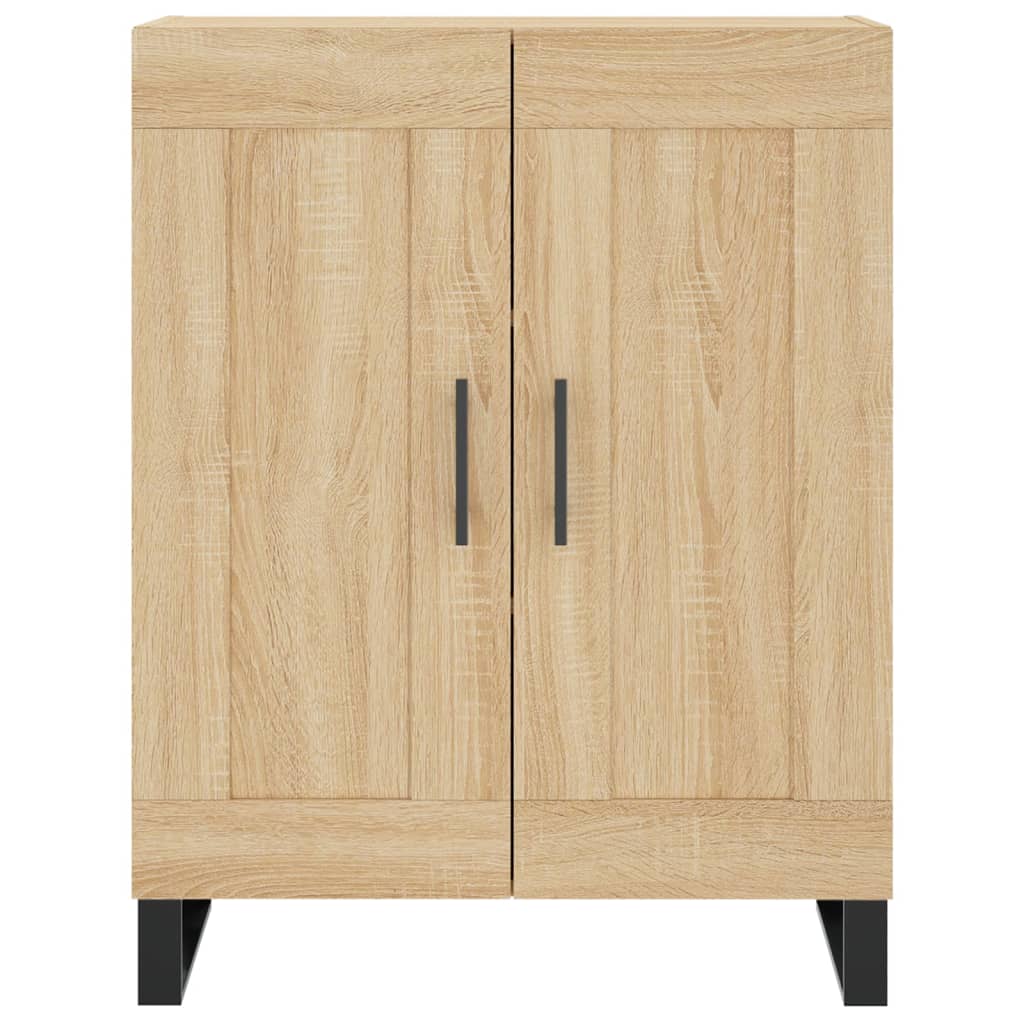 Highboard sonoma eik 69,5x34x180 cm konstruert tre