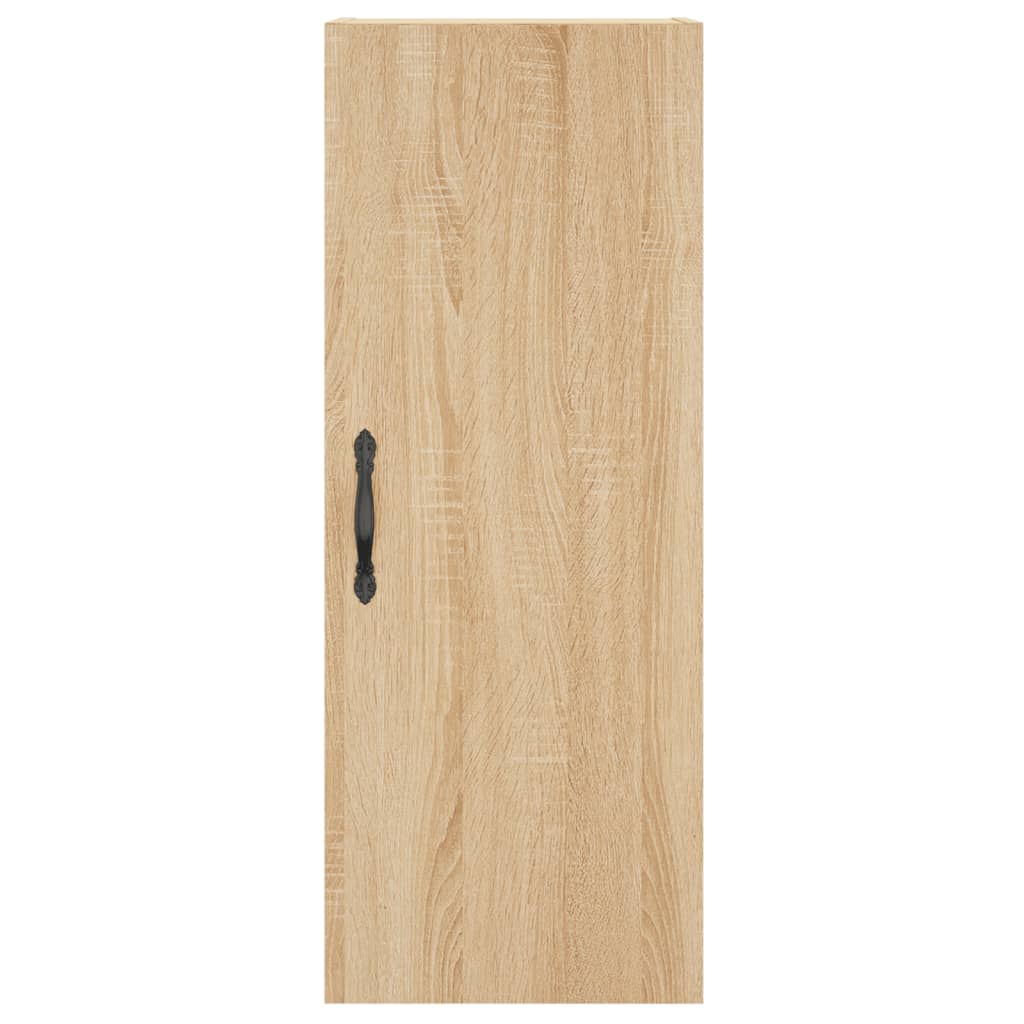 Highboard sonoma eik 34,5x34x180 cm konstruert tre