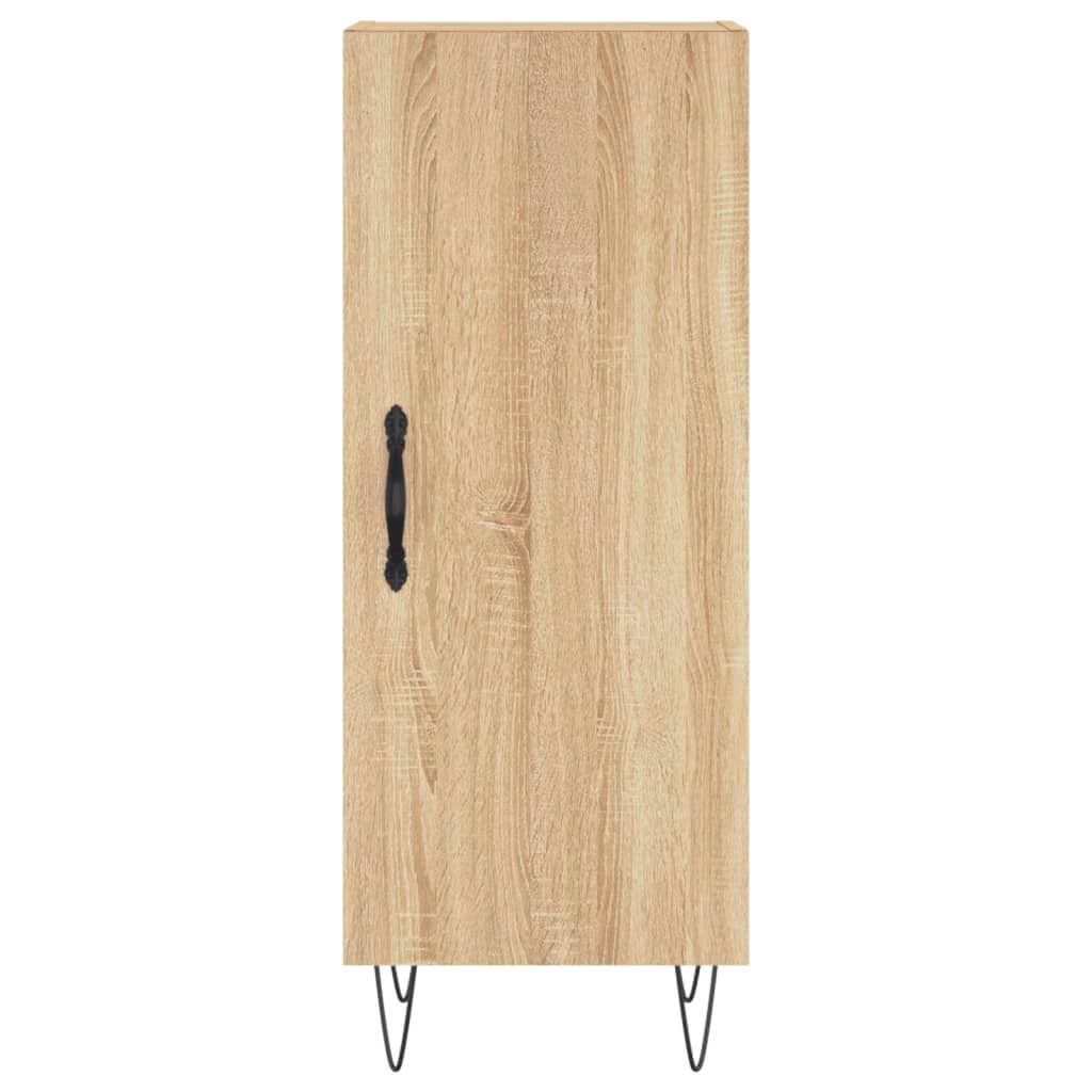 Highboard sonoma eik 34,5x34x180 cm konstruert tre