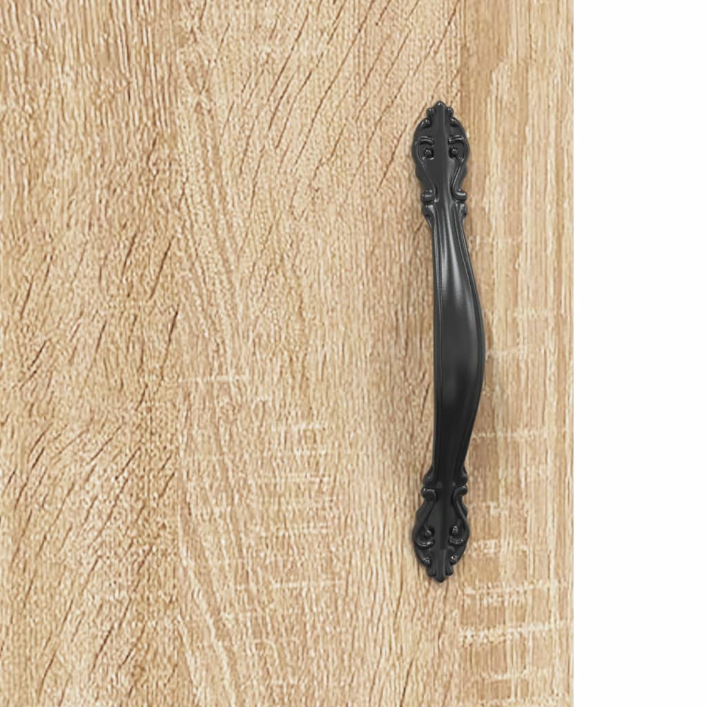 Highboard sonoma eik 34,5x34x180 cm konstruert tre