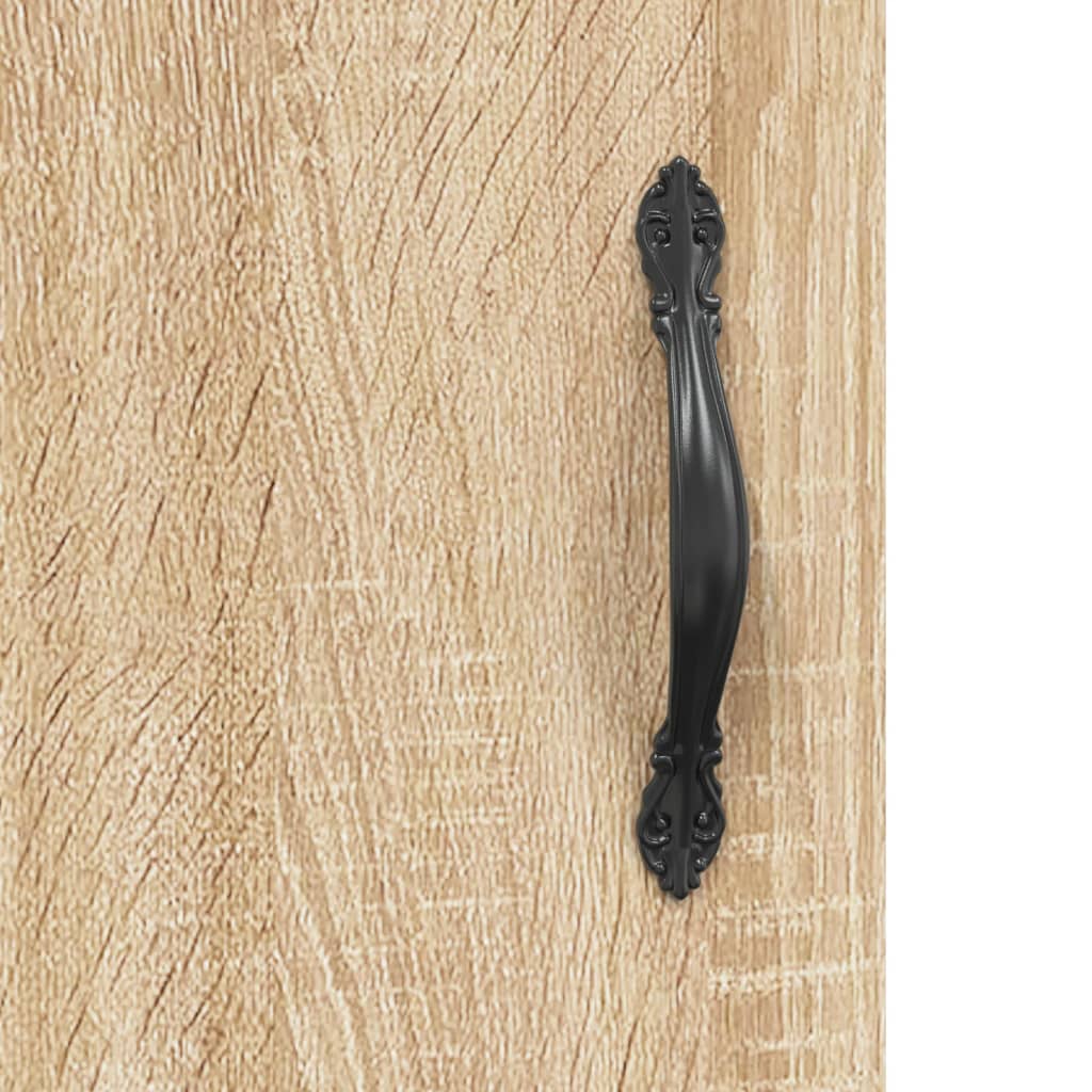 Highboard sonoma eik 34,5x34x180 cm konstruert tre