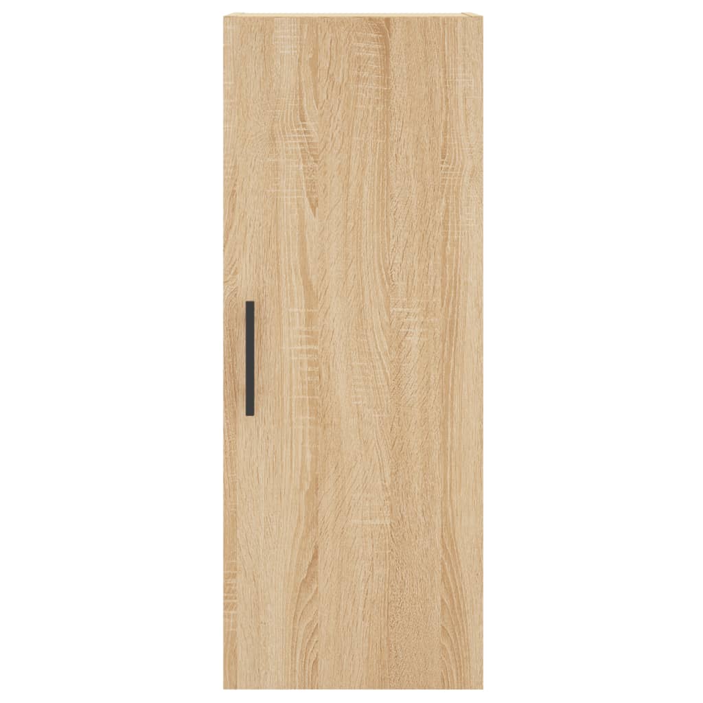 Highboard sonoma eik 34,5x34x180 cm konstruert tre vidaXL