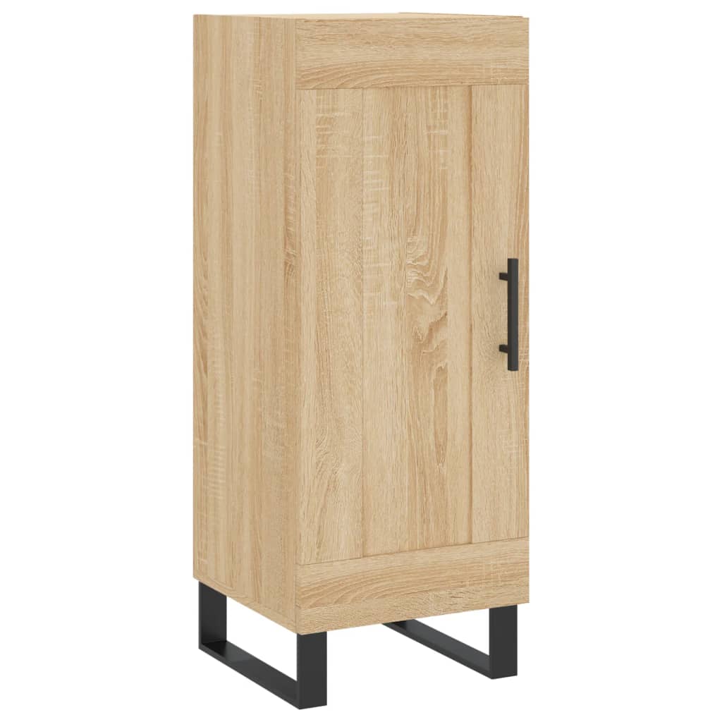 Highboard sonoma eik 34,5x34x180 cm konstruert tre