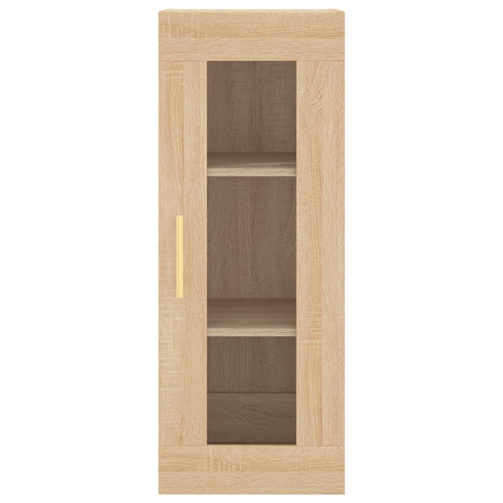 Highboard sonoma eik 34,5x34x180 cm konstruert tre vidaXL