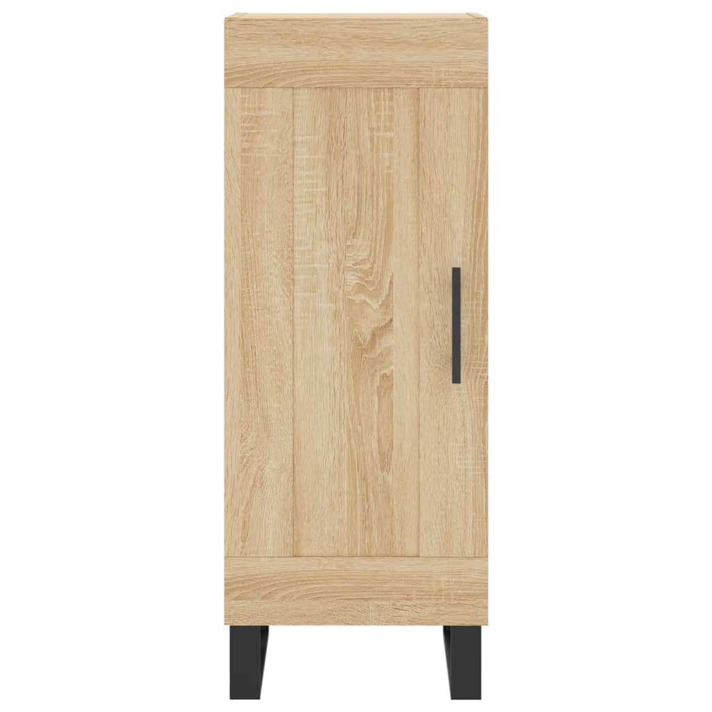 Highboard sonoma eik 34,5x34x180 cm konstruert tre