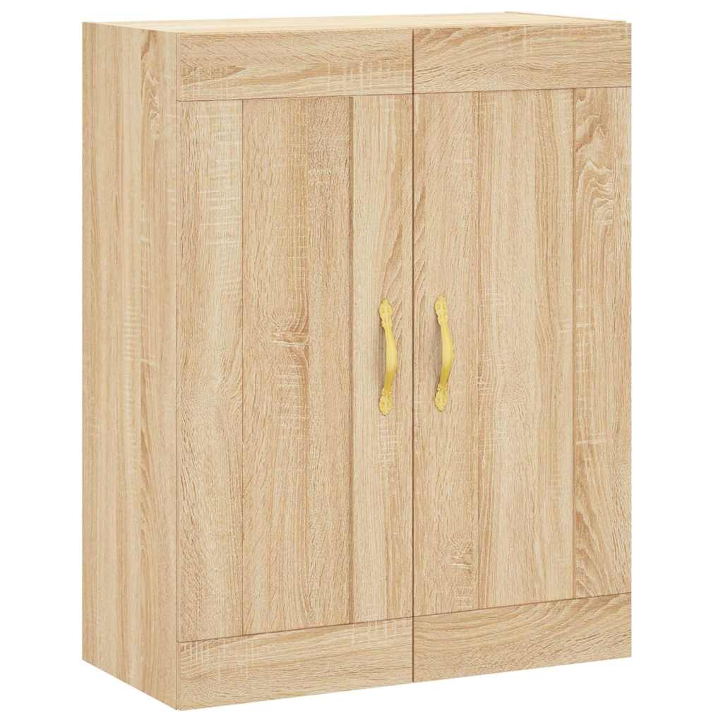Highboard sonoma eik 69,5x34x180 cm konstruert tre