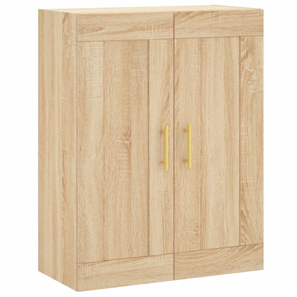 Highboard sonoma eik 69,5x34x180 cm konstruert tre