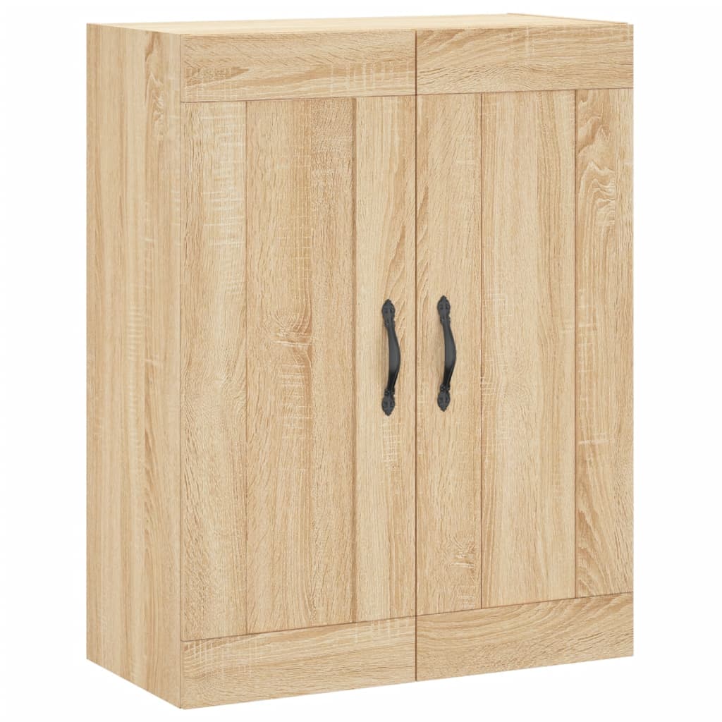 Highboard sonoma eik 69,5x34x180 cm konstruert tre