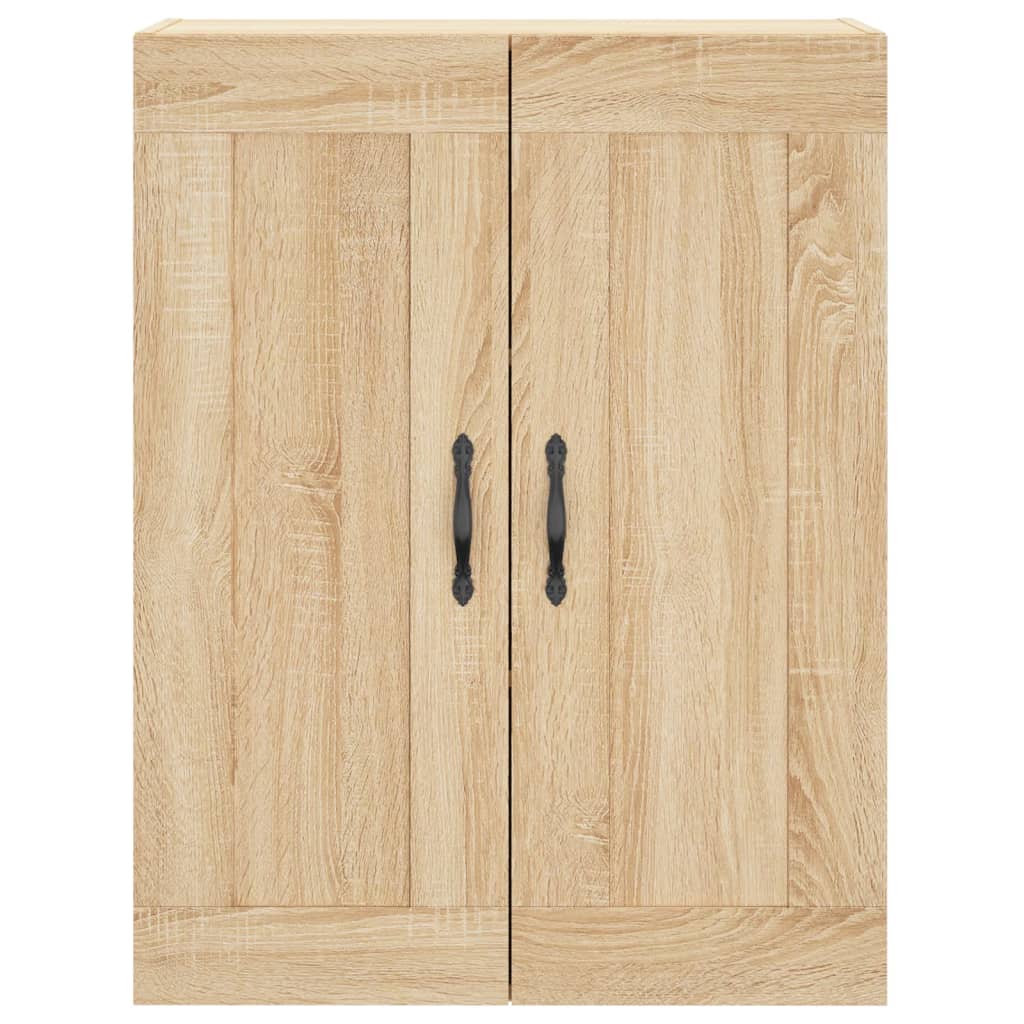 Highboard sonoma eik 69,5x34x180 cm konstruert tre