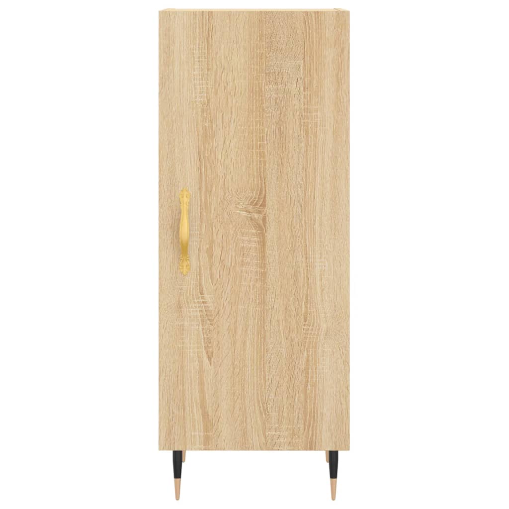 Highboard sonoma eik 34,5x34x180 cm konstruert tre