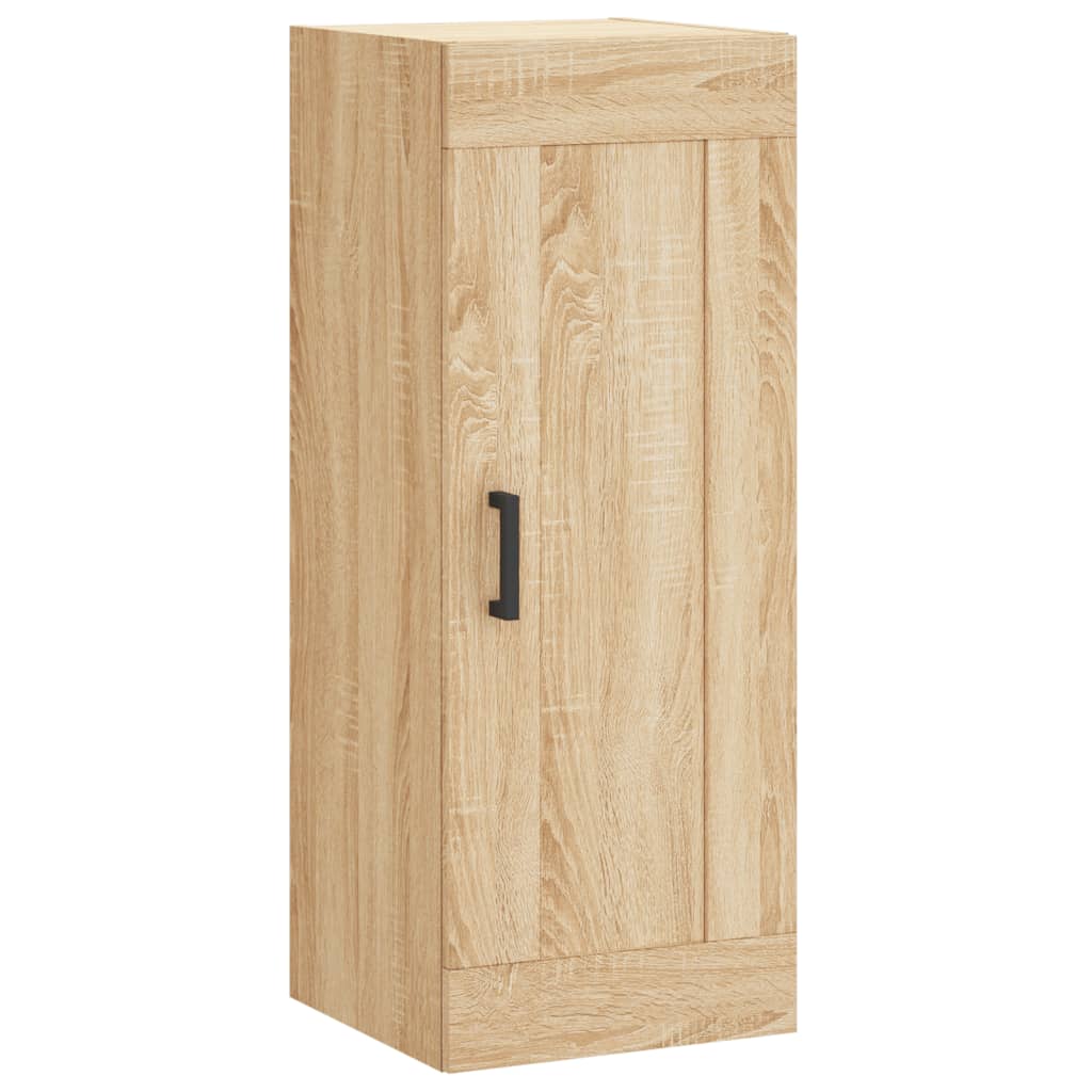 Highboard sonoma eik 34,5x34x180 cm konstruert tre