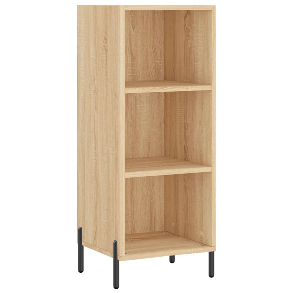 Highboard sonoma eik 34,5x34x180 cm konstruert tre