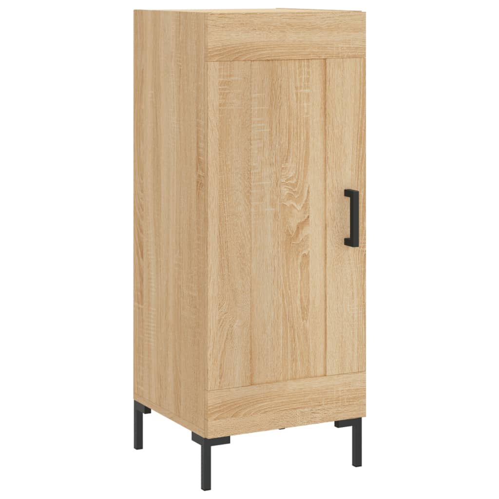 Highboard sonoma eik 34,5x34x180 cm konstruert tre