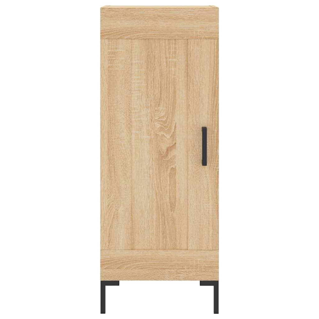 Highboard sonoma eik 34,5x34x180 cm konstruert tre