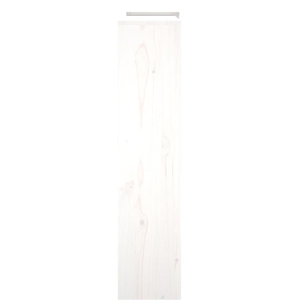 Radiatordeksel hvit 210x21x85 cm heltre furu vidaXL