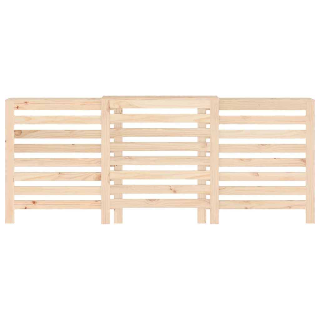 Radiatordeksel 210x21x85 cm heltre furu vidaXL