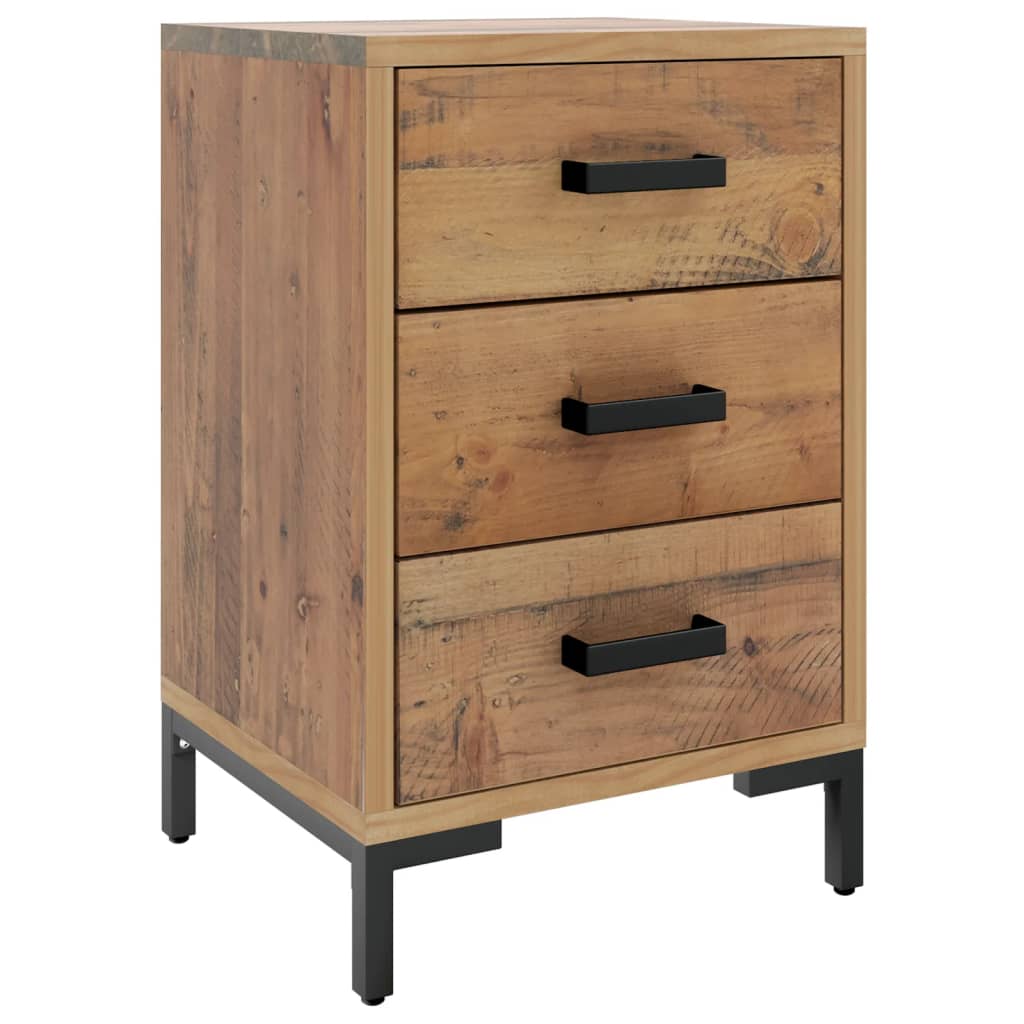 Nattbord 2 stk 40x30x55 cm heltre furu