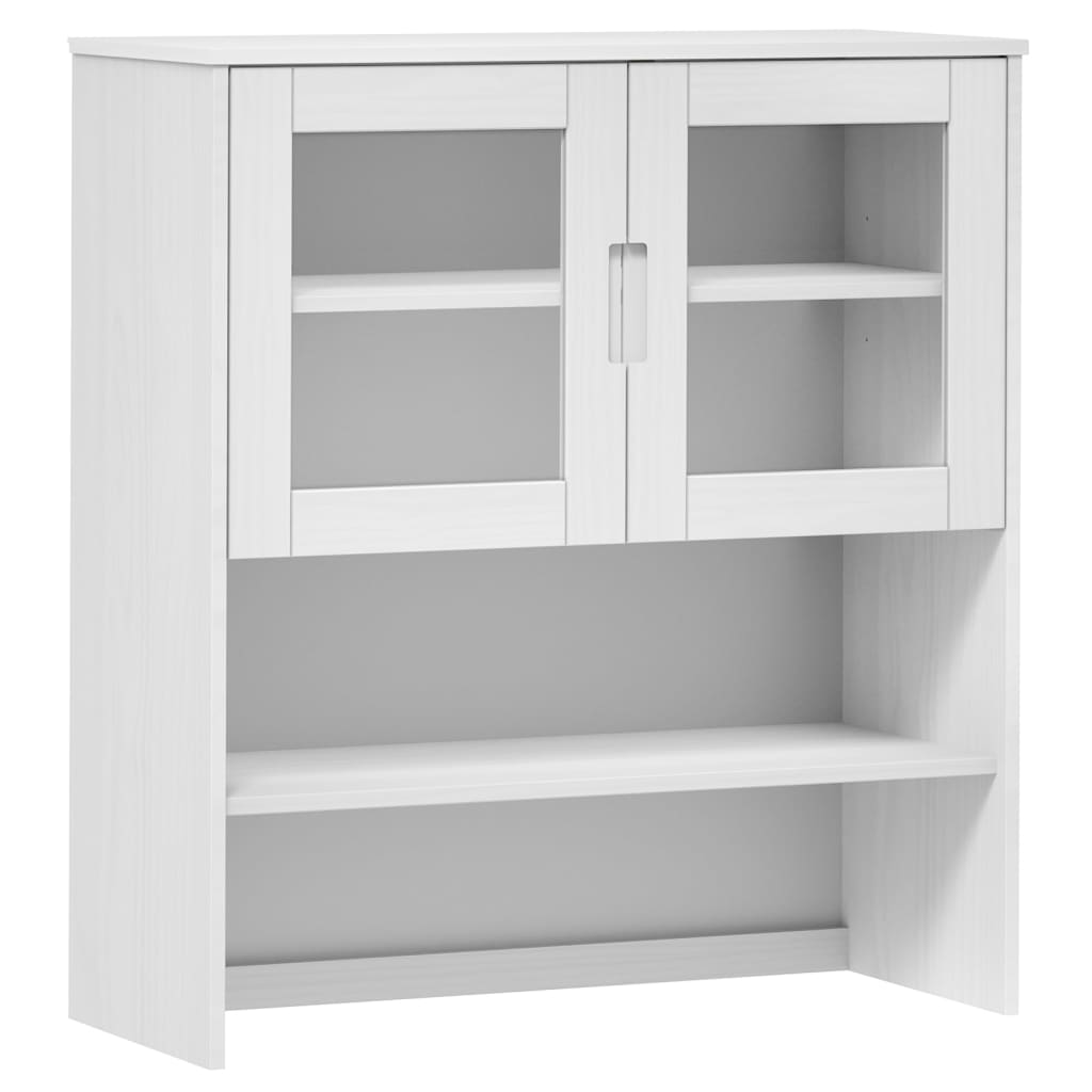 Skjenketopp MOLDE hvit 90x35x100 cm heltre furu