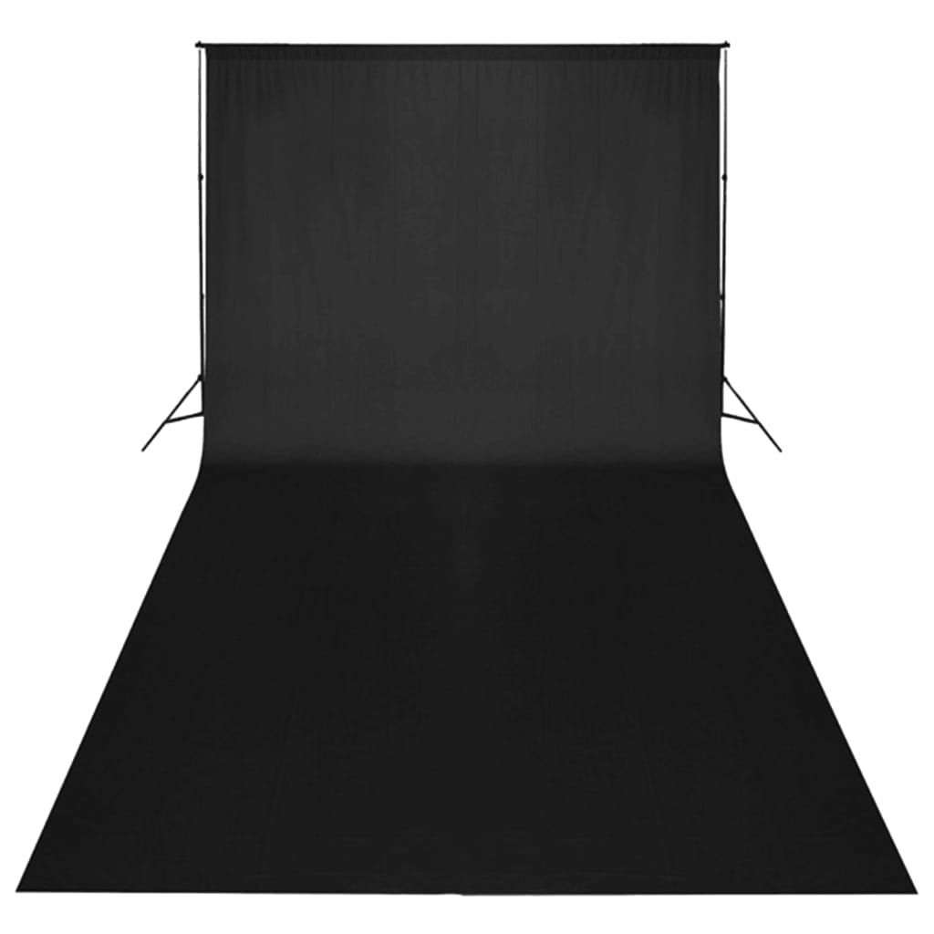 Fotostudiosett med lyssett, bakgrunn og reflektor