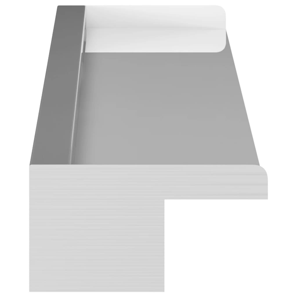 Foss med LED rustfritt stål 110 cm