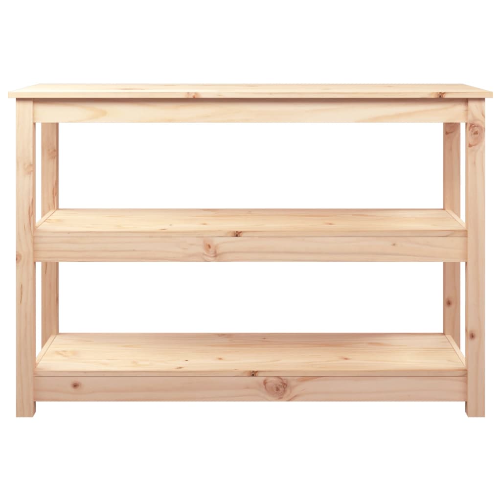 Konsollbord 110x40x74 cm heltre furu