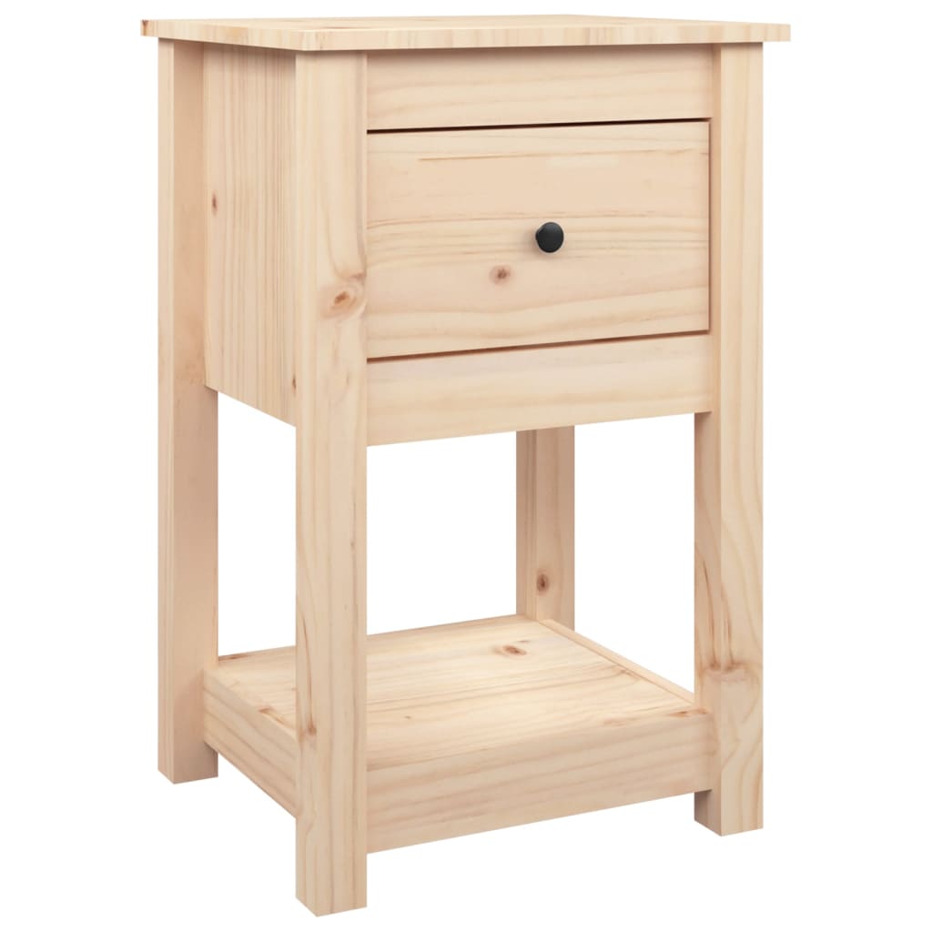 Nattbord 2 stk 40x35x61,5 cm heltre furu vidaXL