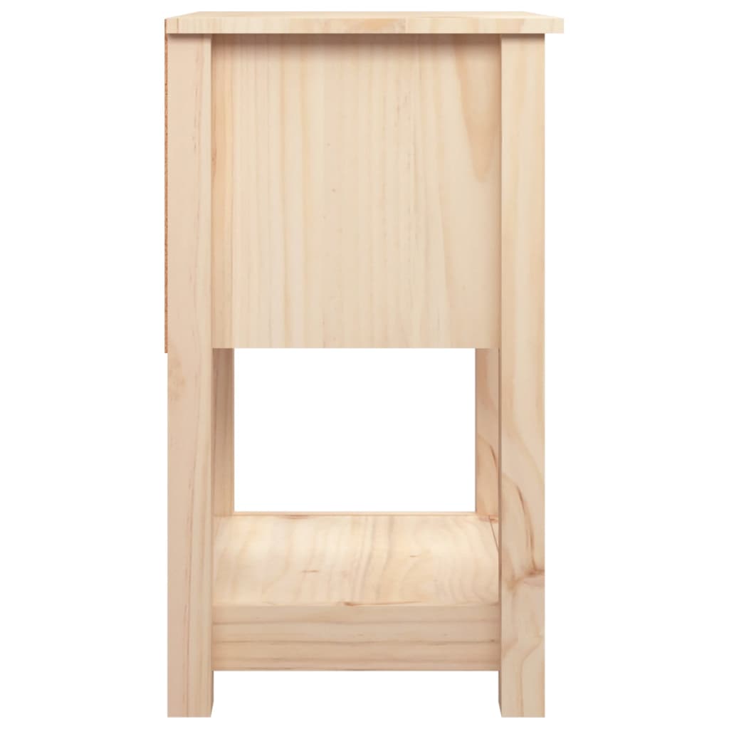 Nattbord 2 stk 40x35x61,5 cm heltre furu vidaXL