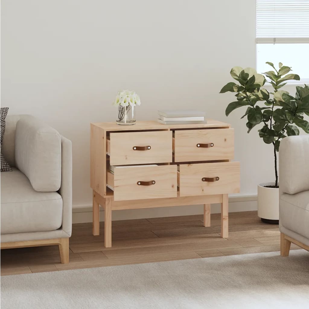 Konsollskap 90x40x78 cm heltre furu