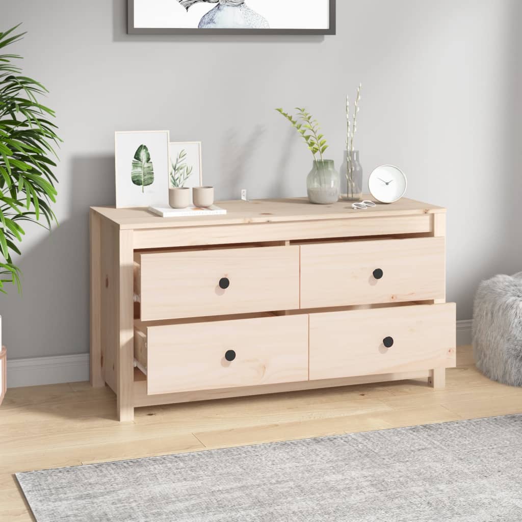 Sideskap 100x40x54 cm heltre furu