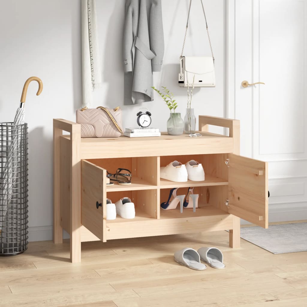Gangbenk 80x40x60 cm heltre furu