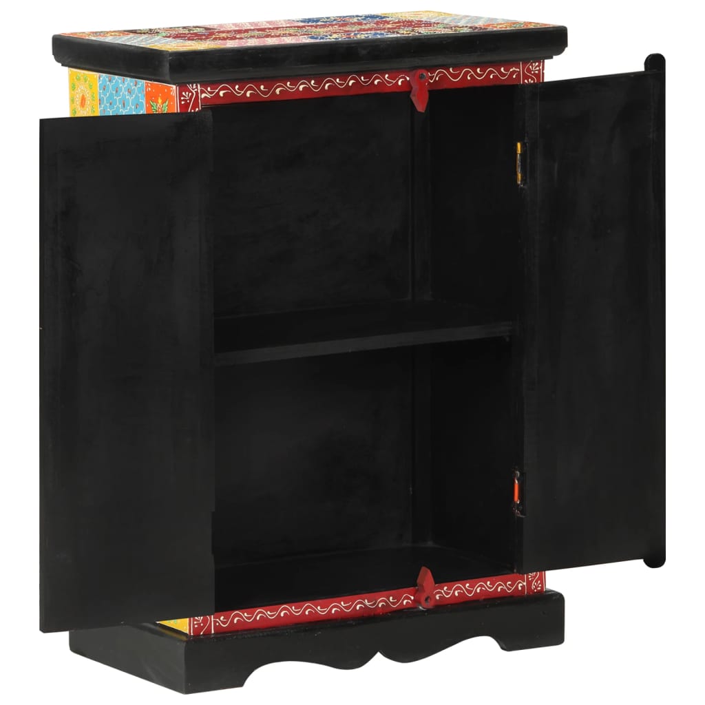 Håndmalt skjenk med dører 53x30x75 cm heltre mango