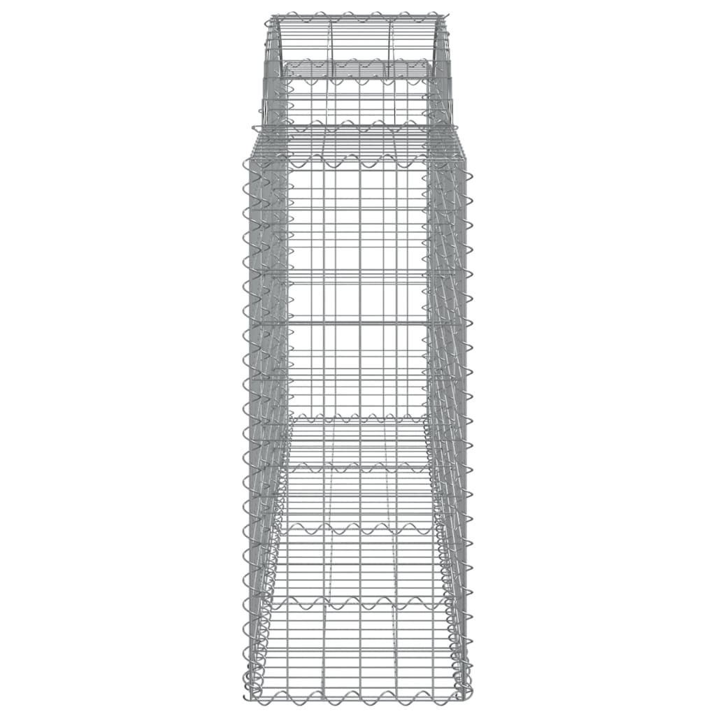 Gabionkurver buede 50 stk 200x50x100/120 cm galvanisert jern