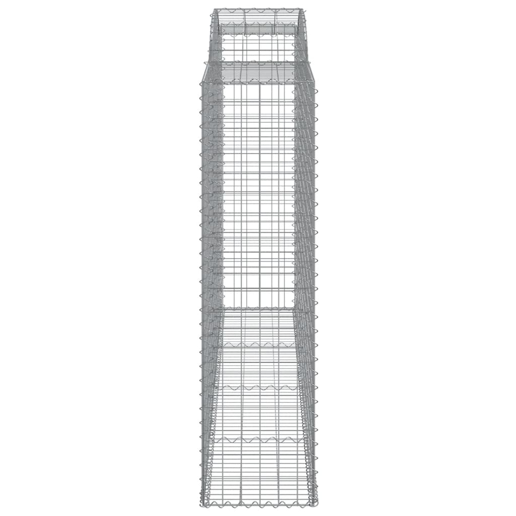 Gabionkurver buede 13 stk 300x50x180/200 cm galvanisert jern