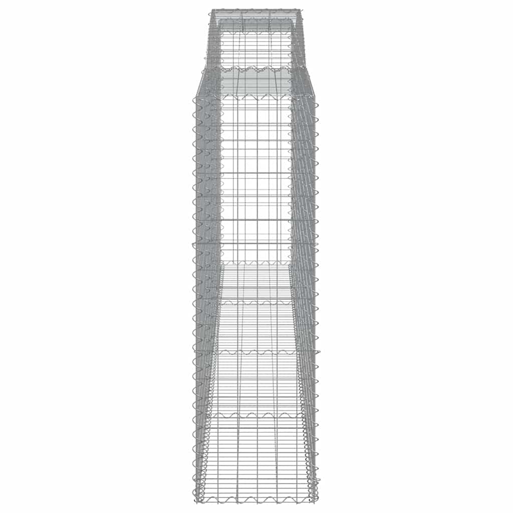 Gabionkurver buede 25 stk 400x50x160/180 cm galvanisert jern