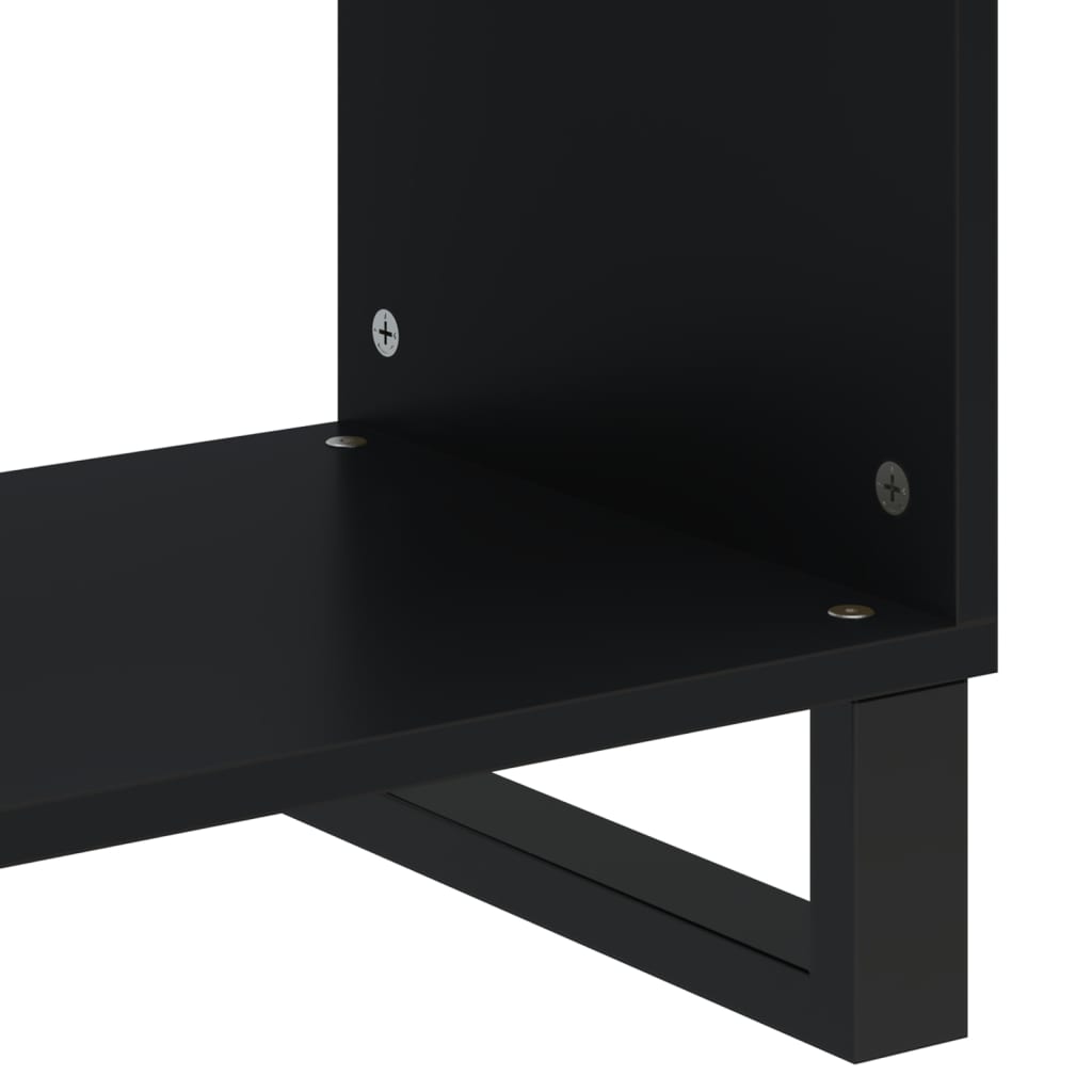 Salongbord 40x31x46 cm gjenvunnet heltre og konstruert tre