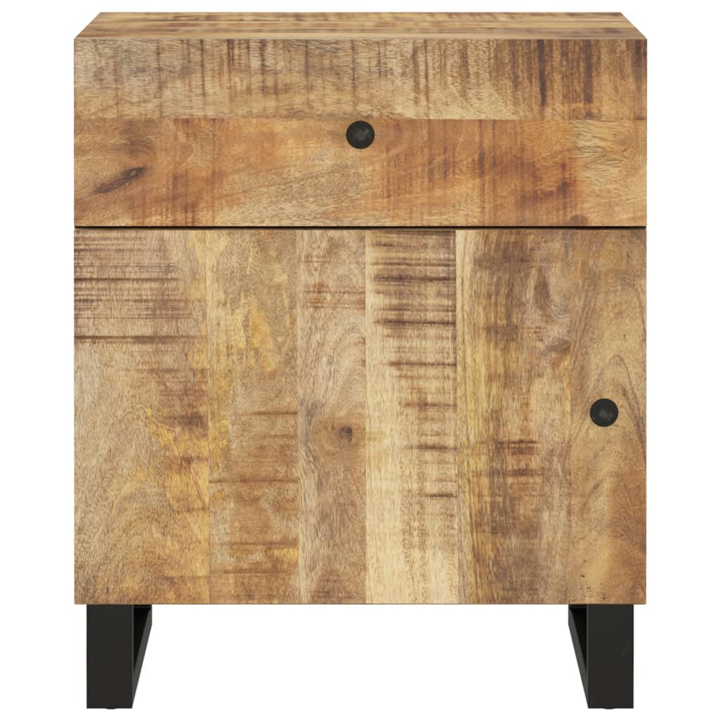 Nattbord 50x33x60 cm heltre mango og konstruert tre